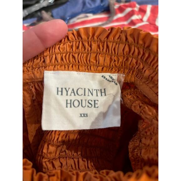 TUCKERNUCK Hyacinth House Persimmon Ruffle Parker Blouse Top Size XXS - Picture 5 of 9